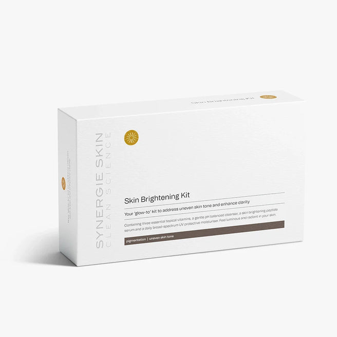 Skin Brightening Kit A glowing introductory and travel size skincare kit to address uneven skin tone and pigmentation