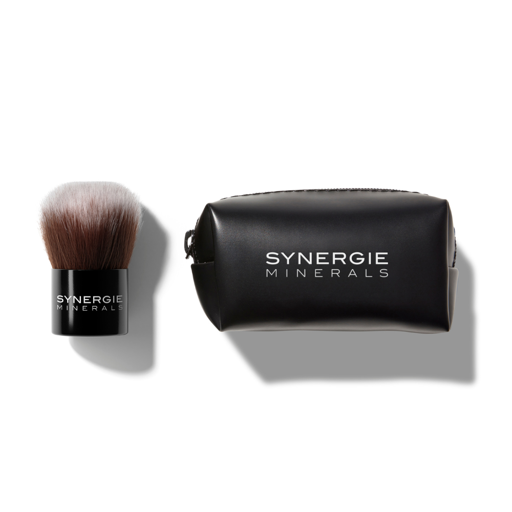 Synergie Minerals Kabuki Brush & Bag