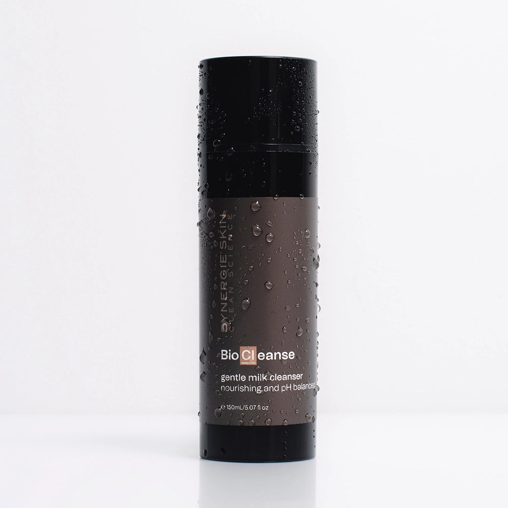 BioCleanse product with water drops on it