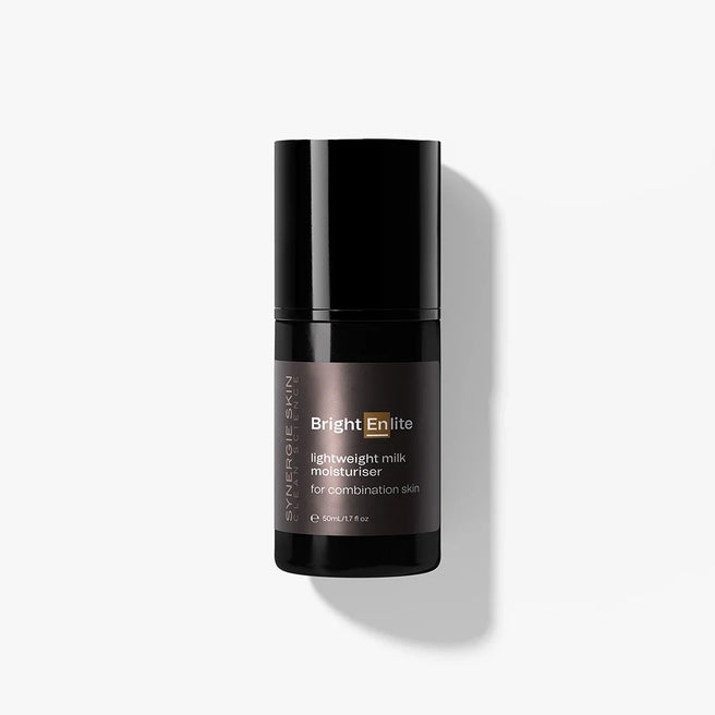 BrightEnlite A lightweight milk moisturiser to improve uneven skin tone, restore moisture and refine the appearance of enlarged pores